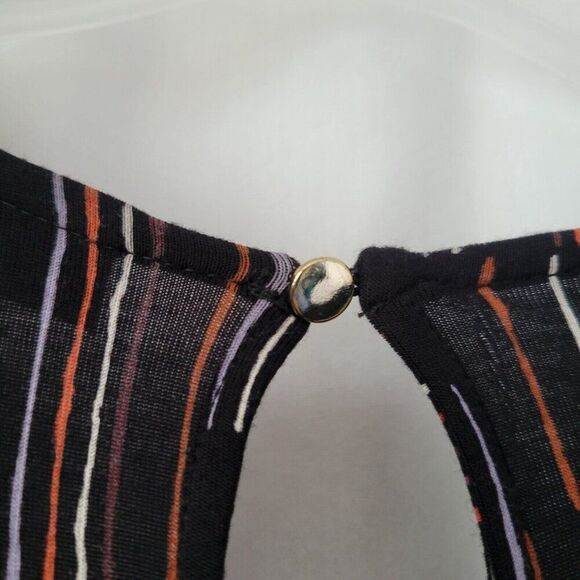 Apt. 9 dress office stretchy knit Colorful XL Shift Professional keyhole chic - Picture 8 of 15